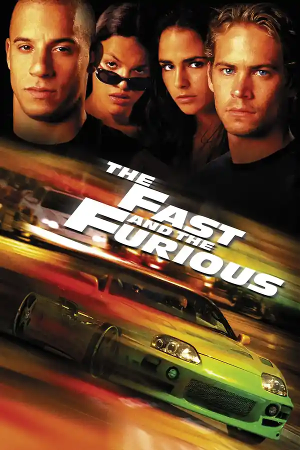 The Fast and the Furious streaming release poster